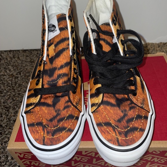 Vans Tiger Print SK8-Hi Tapered Mens Size 4 Womens Size 5.5 Unisex Sneakers - Picture 5 of 8
